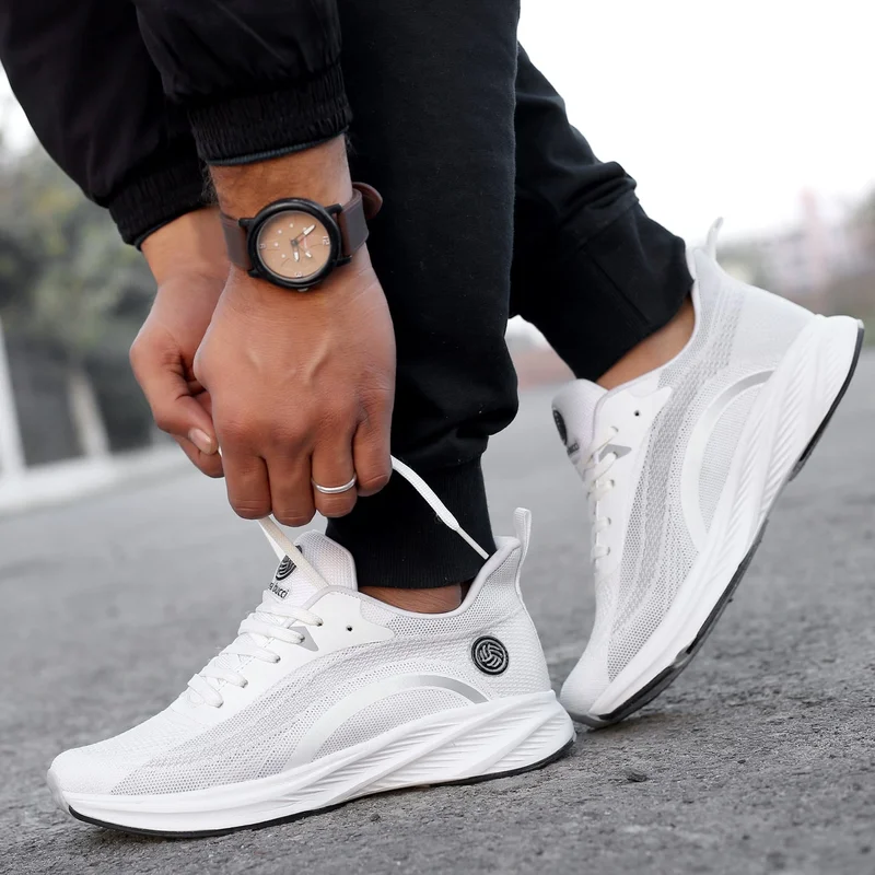 Bacca Bucci Grey Fly Everyday Running Shoes for Men | Best Price UAE